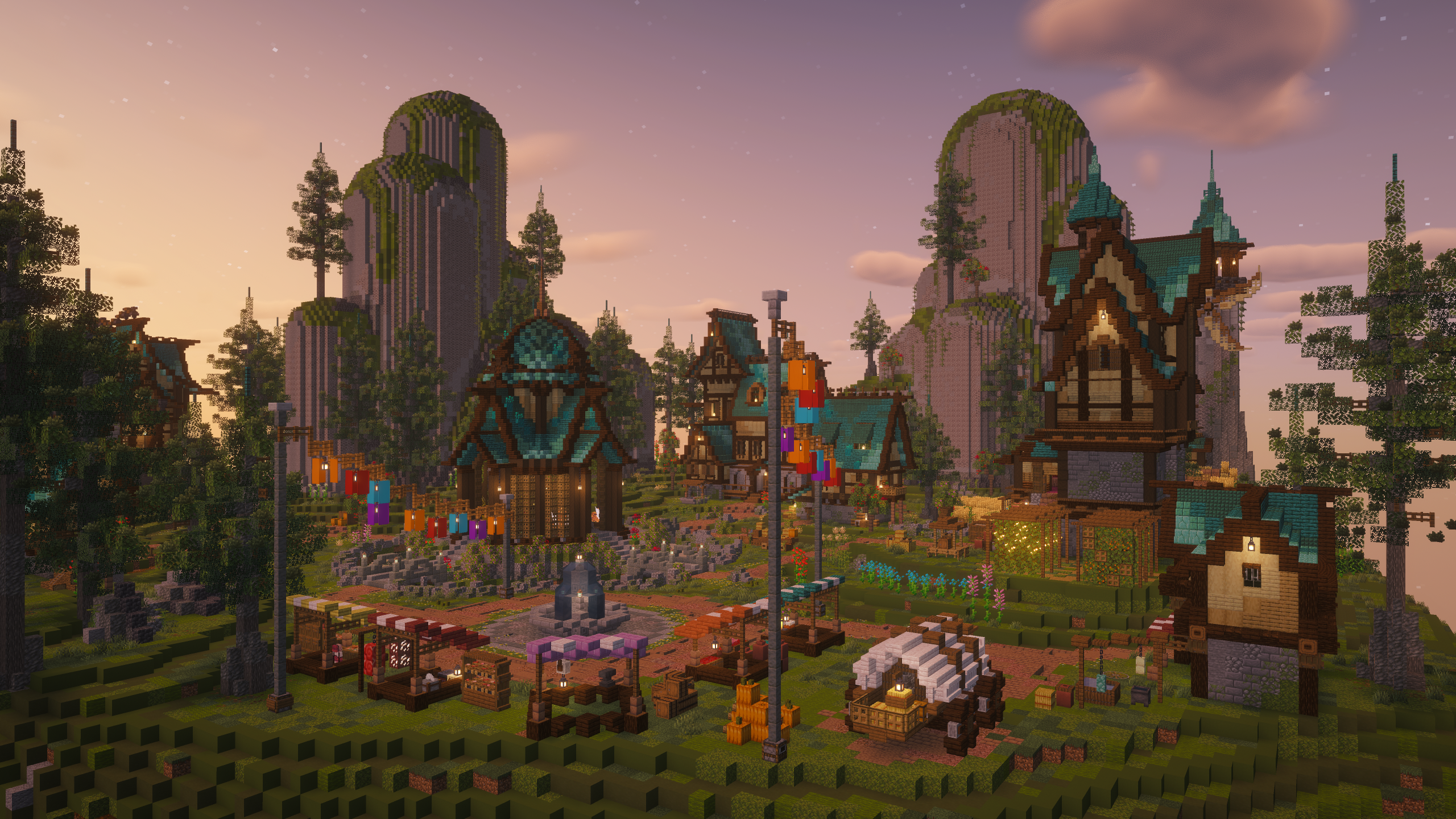 DiceSMP spawn at dusk